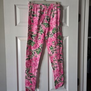Lilly‎ Pulitzer Pink Floral Leggings